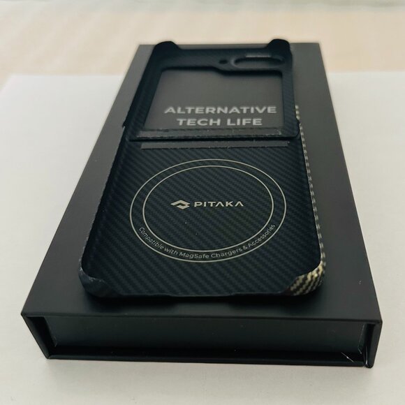 💯 Genuine📱PITAKA📱 MagEZ Case 3 for Z Flip 5 Compatible with MagSafe, Overture - Picture 16 of 16